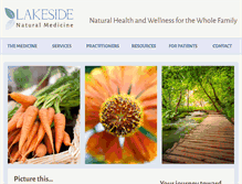 Tablet Screenshot of lakesidenaturalmedicine.com